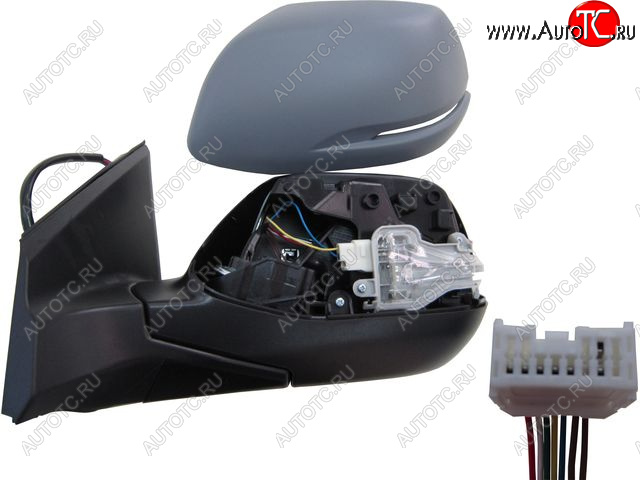 5 849 р. Боковое левое зеркало (электрическое, с подогревом) BodyParts Honda CR-V RM1,RM3,RM4 дорестайлинг (2012-2015) (неокрашенное)  с доставкой в г. Кемерово