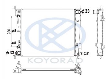 4 549 р. SOUL 10- РАДИАТОР ОХЛАЖДЕН 1.6 AT BodyParts kasol10-911  с доставкой в г. Кемерово. Увеличить фотографию 1
