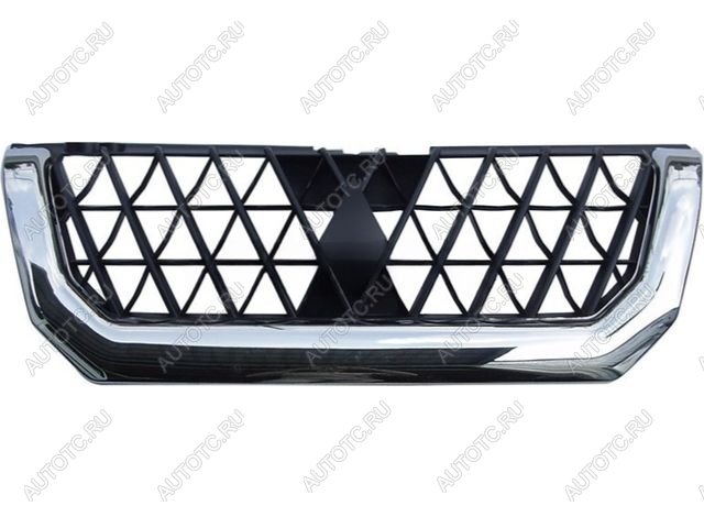 6 999 р. Решетка радиатора (пр-во Китай) BODYPARTS  Mitsubishi Pajero Sport  PA (1996-2004) дорестайлинг (хром)  с доставкой в г. Кемерово
