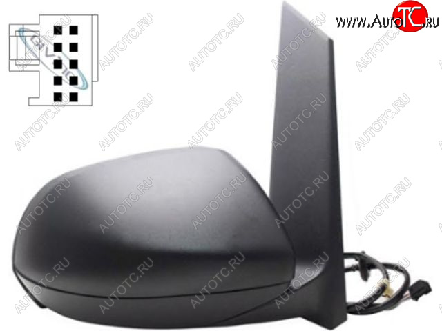 13 399 р. VITO ЗЕРКАЛО ПРАВ ЭЛЕКТР С ПОДОГРЕВ ЧЕРН 5 КОНТ (aspherical) (Тайвань) BodyParts mdvit14-450-r  с доставкой в г. Кемерово