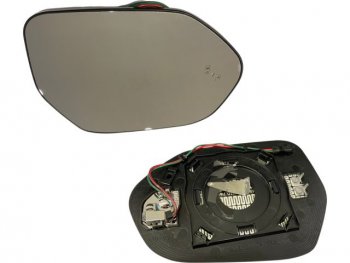 CAMRY СТЕКЛО ЗЕРКАЛА ЛЕВ С ПОДОГРЕВ , СИГНАЛ СЛЕПЫХ ЗОН (convex) (Тайвань) BodyParts tycam17-460-l