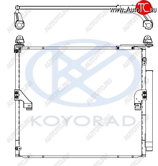 4 999 р. PRADO 09- КОНДЕНСАТОР КОНДИЦ (KOYO) (бензин) BodyParts typrd09-932  с доставкой в г. Кемерово