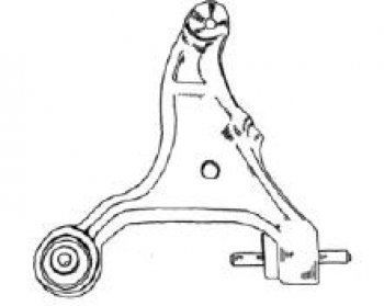S60 (V70 02-) РЫЧАГ ПЕРЕДН ПОДВЕСКИ ЛЕВ НИЖН (Тайвань) BodyParts vvs6000-810-l