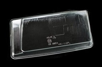 Правое стекло передней фары (пр-во Китай) BodyParts Volkswagen Polo Mk3 универсал дорестайлинг (1994-1999) (ребристое)