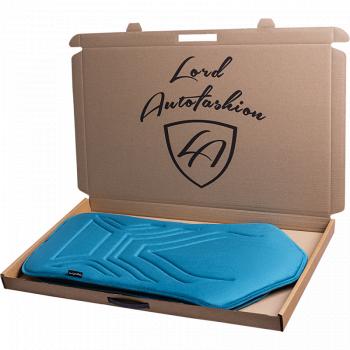 2 579 р. Накидка на сиденье (1 место Афины) ЛЮКС ст АЛЬБИОН Lord Autofashion   (бирюзовый, строчка темно-бирюзовая)  с доставкой в г. Кемерово. Увеличить фотографию 7