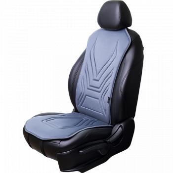 2 579 р. Накидка на сиденье (1 место Афины) ЛЮКС ст АЛЬБИОН Lord Autofashion   (серо-голубой, строчка серо-голубая)  с доставкой в г. Кемерово. Увеличить фотографию 9