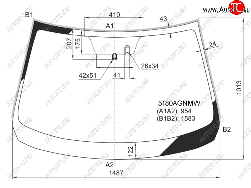 8 499 р. Стекло лобовое (Датчик дождя Молдинг) Mazda 6 12- FUYAO 5180AGNMW  с доставкой в г. Кемерово