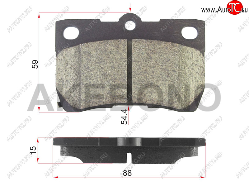 1 889 р. Колодки тормозные зад LH-RH SAT  Lexus GS300 ( S160,  S190) (1997-2012), Lexus GX460  J150 (2009-2022), Toyota Crown ( S180,  S200,  S220) (2003-2022), Toyota Mark X ( X120,  X130) (2004-2019), Toyota Mark X ZIO  NA10 (2007-2011)  с доставкой в г. Кемерово