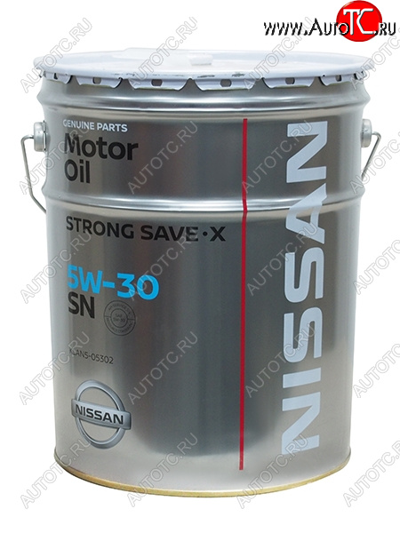 21 849 р. Масло моторное NISSAN 5W-30 SN STRONG SAVE X 20л NISSAN KLAN5-05302  с доставкой в г. Кемерово