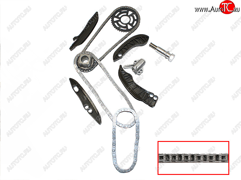 9 999 р. Комплект цепи ГРМ 2,0d3,0d N47N57 BMW 3-Series 05-5-Series 07-X3X5X6 08- SAT TK-BMW011  с доставкой в г. Кемерово