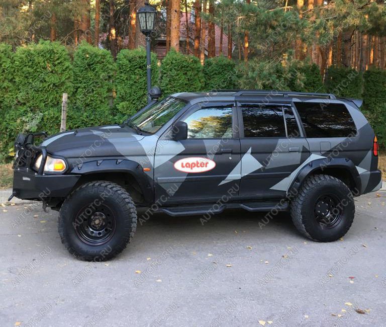 24 199 р. Расширители колёсных арок Mitsubishi Pajero Sport (70мм) под силовой бампер  mps  с доставкой в г. Кемерово
