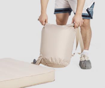 28 229 р. Коврик самонадувающийся Naturehike C10, двойной 200х132х10 cм, бежевый  nh20fcd08-c10dp  с доставкой в г. Кемерово. Увеличить фотографию 7