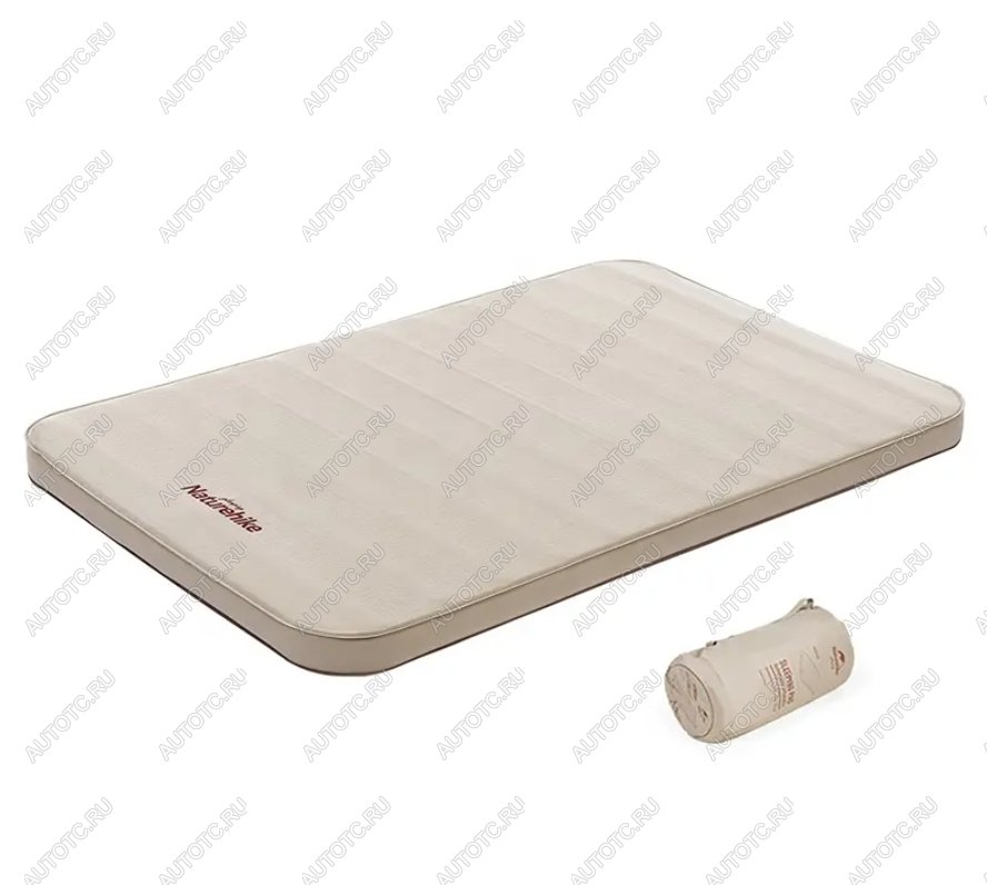 28 229 р. Коврик самонадувающийся Naturehike C10, двойной 200х132х10 cм, бежевый  nh20fcd08-c10dp  с доставкой в г. Кемерово