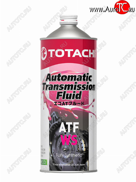 1 379 р. Масло трансмиссионное синтетическое TOTACHI ATF WS 1л TOTACHI 4562374691292  с доставкой в г. Кемерово