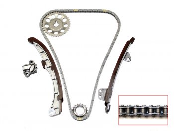 3 289 р. Комплект замены цепи ГРМ TOYOTA 1NZ-FE1NZ-FXE 04- (на 1KR не подойдет; шестерня 13523-22020) SAT TK-TY280-A  с доставкой в г. Кемерово. Увеличить фотографию 1