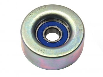 1 599 р. Ролик приводного ремня обводной MAZDA 23 2007- (гладкий) SKF VKM64026  с доставкой в г. Кемерово. Увеличить фотографию 1