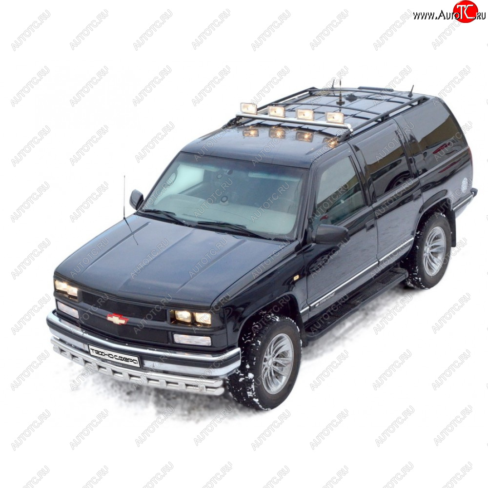 8 499 р. Труба  под  противотуманки (крепеж на рейлинги), d51  CHEVROLET  TAHOE    КРАШ  2061 к  с доставкой в г. Кемерово