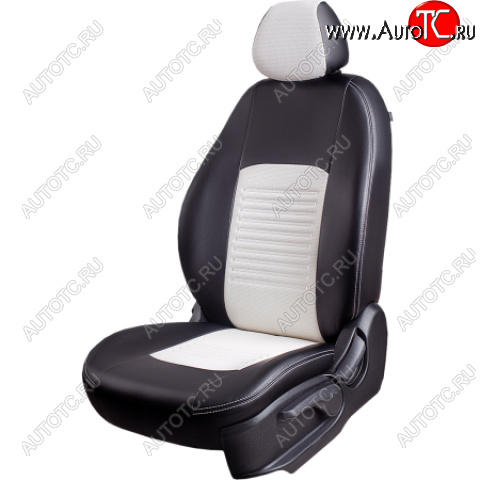 10 849 р. Комплект чехлов для сидений, (РЗСиС 60/40 Илана+Орегон) ТУРИН Lord Autofashion Chevrolet Niva 2123 дорестайлинг (2002-2008) (черный, вставка белая, строчка белая )  с доставкой в г. Кемерово