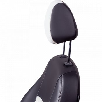 10 849 р. Комплект чехлов для сидений, (РЗСиС 60/40 Илана+Орегон) ТУРИН Lord Autofashion Chevrolet Niva 2123 дорестайлинг (2002-2008) (черный, вставка белая, строчка белая )  с доставкой в г. Кемерово. Увеличить фотографию 3