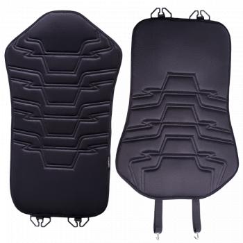 2 579 р. Накидка на сиденье (1 место Афины) ЛЮКС ст ФОРТ Lord Autofashion   (черный, строчка черная)  с доставкой в г. Кемерово. Увеличить фотографию 7