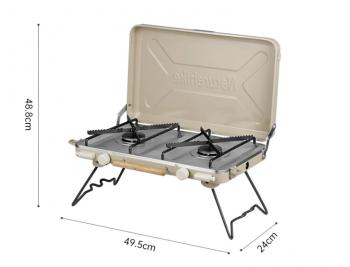 14 339 р. Плита газовая Naturehike 2,5 кВт, двухконфорочная, бежевая  cnh22cj046-kh  с доставкой в г. Кемерово. Увеличить фотографию 2