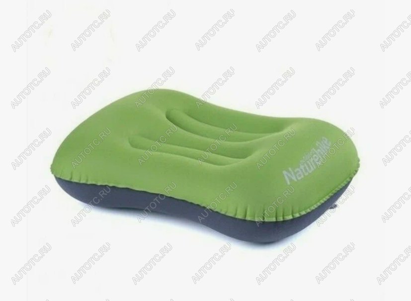 1 369 р. Подушка туристическая надувная Naturehike 42x32x11см, зеленая  nh17t013-z-gr  с доставкой в г. Кемерово