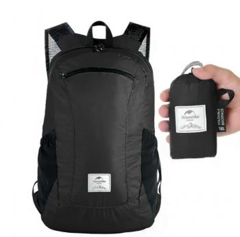 1 699 р. Рюкзак Naturehike 18L, черный  nh17a012-b-b  с доставкой в г. Кемерово. Увеличить фотографию 3