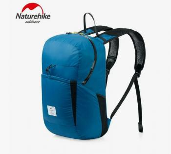 2 169 р. Рюкзак Naturehike 22 л, голубой  nh17a017-b-bl  с доставкой в г. Кемерово. Увеличить фотографию 1