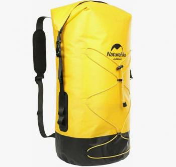 3 859 р. Рюкзак туристический Naturehike 20 л, ПВХ, желтый  nh21fsb04-y20l  с доставкой в г. Кемерово. Увеличить фотографию 3