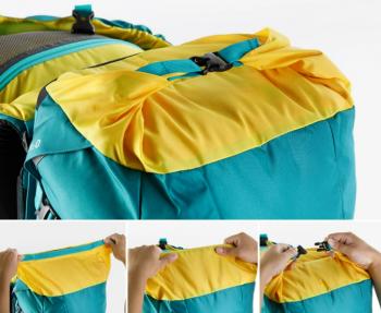 10 379 р. Рюкзак туристический Naturehike 45 л, голубой  nh18y045-q-bl  с доставкой в г. Кемерово. Увеличить фотографию 4