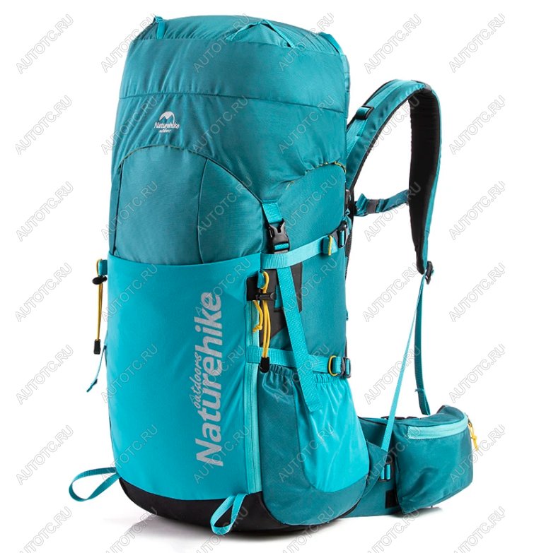 10 379 р. Рюкзак туристический Naturehike 45 л, голубой  nh18y045-q-bl  с доставкой в г. Кемерово