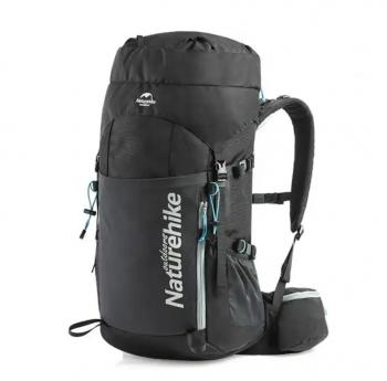 10 839 р. Рюкзак туристический Naturehike 45 л, черный  nh18y045-q-b  с доставкой в г. Кемерово. Увеличить фотографию 1