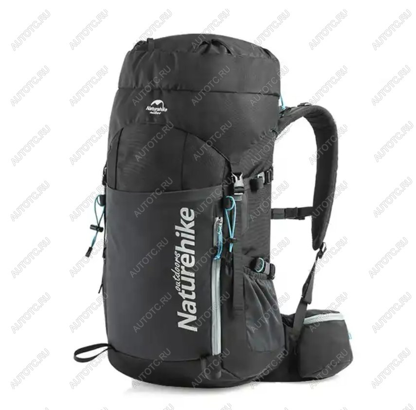 10 839 р. Рюкзак туристический Naturehike 45 л, черный  nh18y045-q-b  с доставкой в г. Кемерово