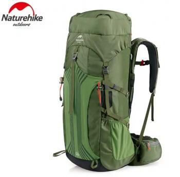 12 189 р. Рюкзак туристический Naturehike 55 л, зеленый  nh16y020-q-dgr  с доставкой в г. Кемерово. Увеличить фотографию 1