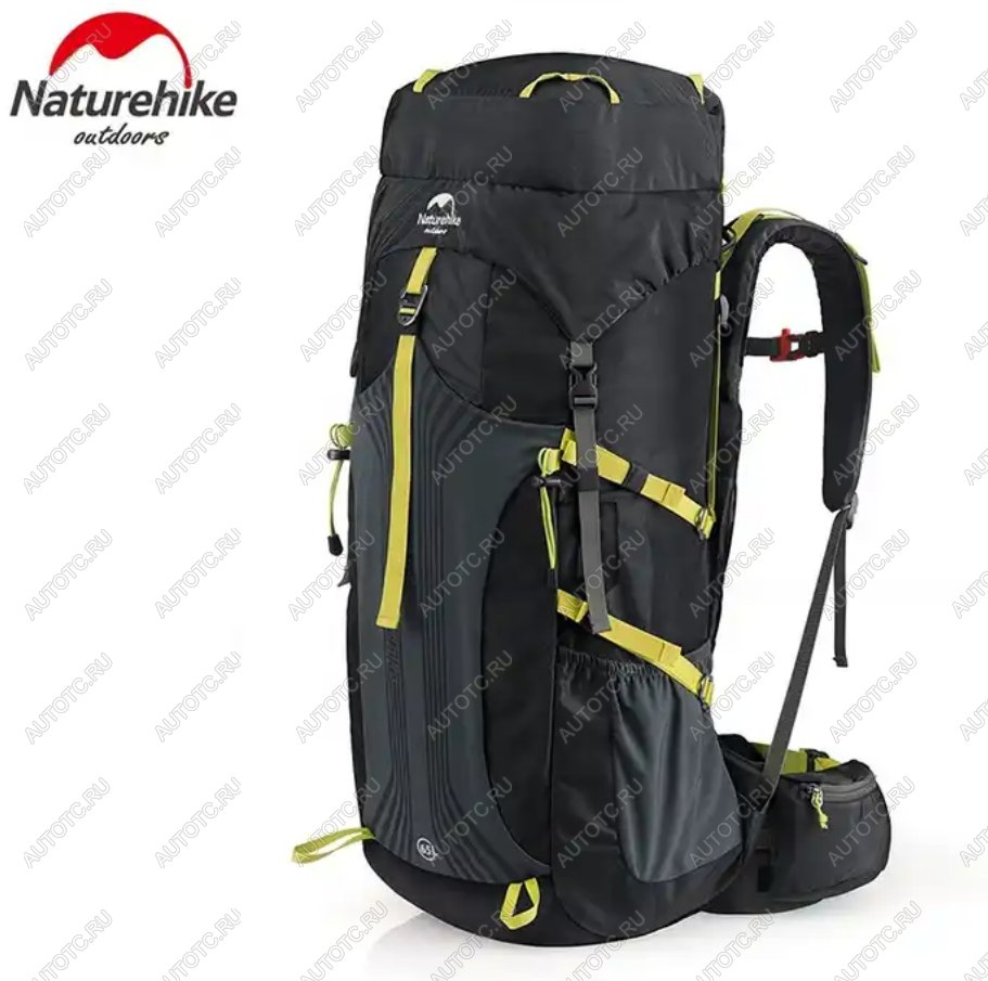 12 189 р. Рюкзак туристический Naturehike 55 л, черный  nh16y020-q-b  с доставкой в г. Кемерово