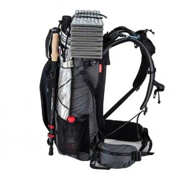 9 319 р. Рюкзак туристический Naturehike 60 л, черный  nh19bp095-b  с доставкой в г. Кемерово. Увеличить фотографию 4