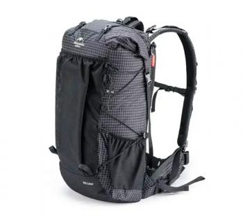 9 319 р. Рюкзак туристический Naturehike 60 л, черный  nh19bp095-b  с доставкой в г. Кемерово. Увеличить фотографию 1