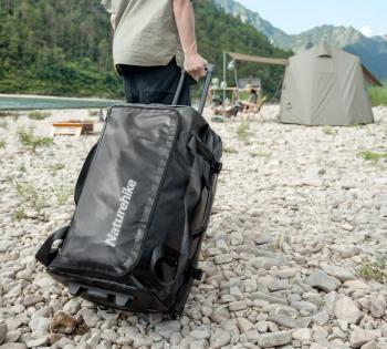 7 579 р. Сумка дорожная Naturehike, с колесами, 55х35х30 см, черная  nh21lx002-bl22  с доставкой в г. Кемерово. Увеличить фотографию 5