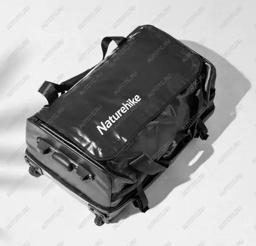 7 579 р. Сумка дорожная Naturehike, с колесами, 55х35х30 см, черная  nh21lx002-bl22  с доставкой в г. Кемерово