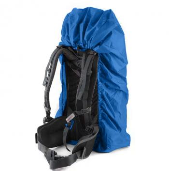 749 р. Чехол влагозащитный Naturehike, для рюкзака, размер M (30-50 л), голубой  nh15y001-z-blm  с доставкой в г. Кемерово. Увеличить фотографию 2