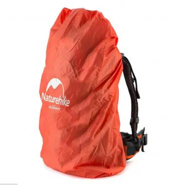 639 р. Чехол влагозащитный Naturehike, для рюкзака, размер M (30-50 л), оранжевый  nh15y001-z-orm  с доставкой в г. Кемерово. Увеличить фотографию 1