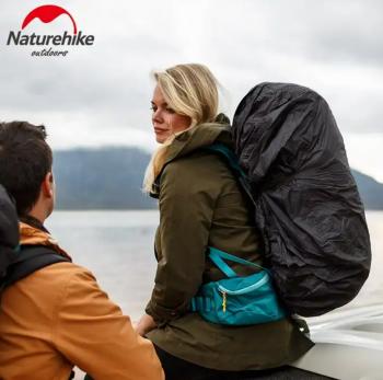 1 009 р. Чехол влагозащитный Naturehike, для рюкзака, размер M (35-45 л), черный  nh19pj041-m  с доставкой в г. Кемерово. Увеличить фотографию 7