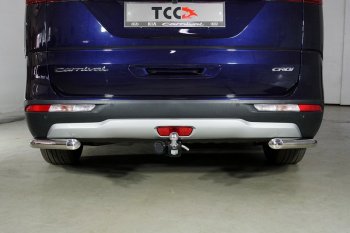 Фаркоп (тягово-сцепное устройство) ТСС Тюнинг KIA Carnival  KA4 (2020-2023) минивэн дорестайлинг (оцинкованный, шар E)