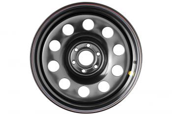 8 459 р. Диск усиленный Nissan Navara D40 3.0TD стальной черный 6x114,3 8xR17 d66 ET+25  1780-61466bl+25  с доставкой в г. Кемерово. Увеличить фотографию 2