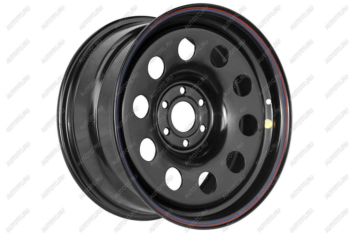 8 459 р. Диск усиленный Nissan Navara D40 3.0TD стальной черный 6x114,3 8xR17 d66 ET+25  1780-61466bl+25  с доставкой в г. Кемерово