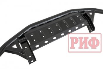 49 939 р. Бампер силовой защита штатного бампера РИФ Toyota Land Cruiser 200 дорестайлинг (2007-2012) (передний c защитой радиатора)  с доставкой в г. Кемерово. Увеличить фотографию 2