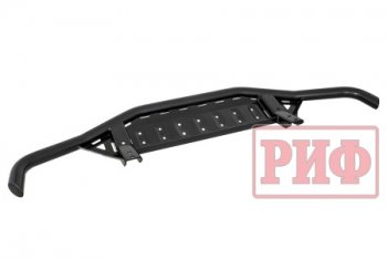 49 939 р. Бампер силовой защита штатного бампера РИФ Toyota Land Cruiser 200 дорестайлинг (2007-2012) (передний c защитой радиатора)  с доставкой в г. Кемерово. Увеличить фотографию 3