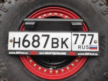 51 999 р. Бампер РИФ  Toyota Hilux ( AN10,AN20,  AN20,AN30) (2004-2016) дорестайлинг, 1-ый рестайлинг,  2-ой рестайлинг (задний с квадратом под фаркоп, 2-мя калитками, фонарями, подсветкой номера )  с доставкой в г. Кемерово. Увеличить фотографию 4