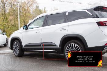 Молдинг двери задний правый Русская Артель Jetour X90 Plus (2021-2025) (шагрень)