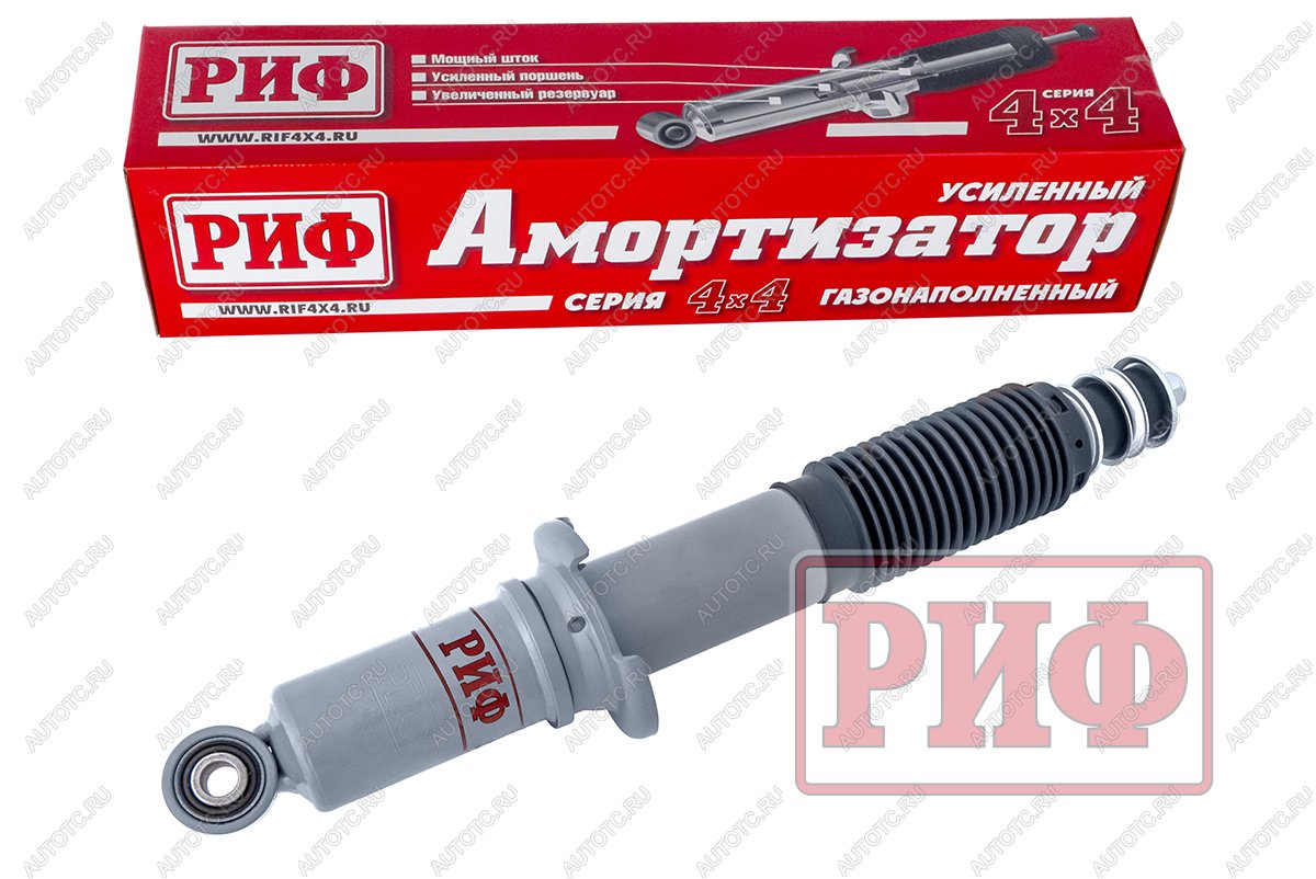 9 049 р. Амортизатор усиленный РИФ передний газовыйToyota Land Cruiser Prado 9095, 4runner 1996-2002, штатный и лифт 0-45 мм  sag244  с доставкой в г. Кемерово
